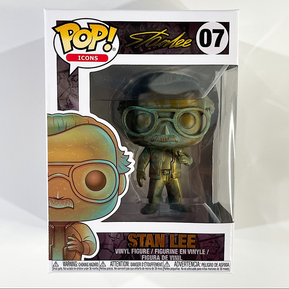 Stan Lee #07 PATINA Funko Pop! Icons Vinyl Figure